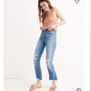 Madewell Cali Demi-Boot Jeans in Bronson Wash 28